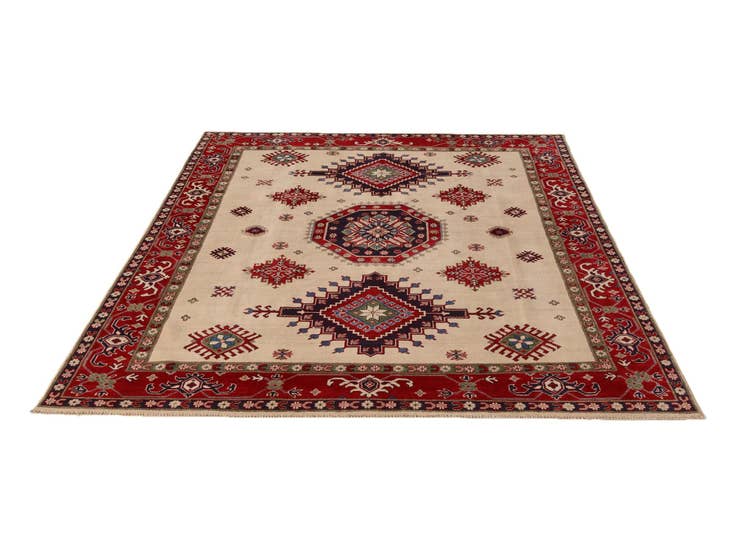 Detail image of 7' x 9' 8 Hand Knotted Kazak Rug
