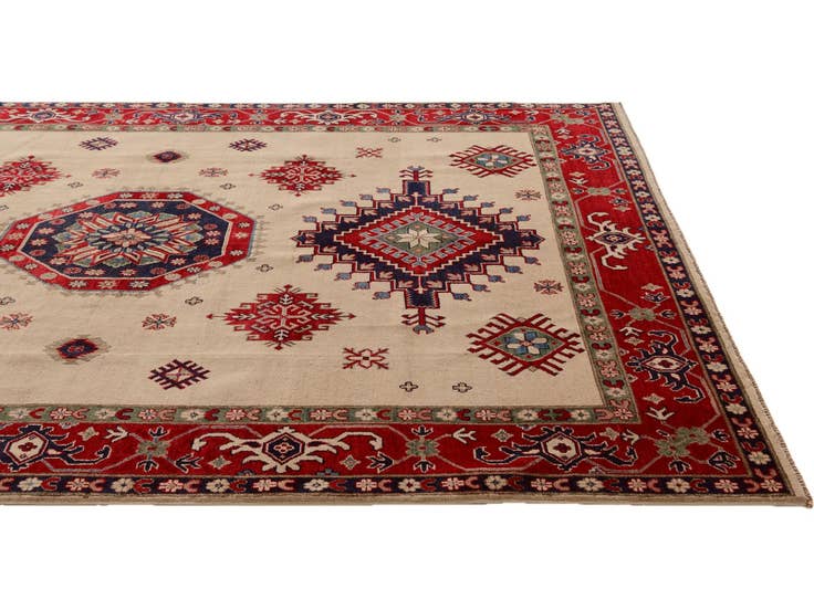 Detail image of 7' x 9' 8 Hand Knotted Kazak Rug