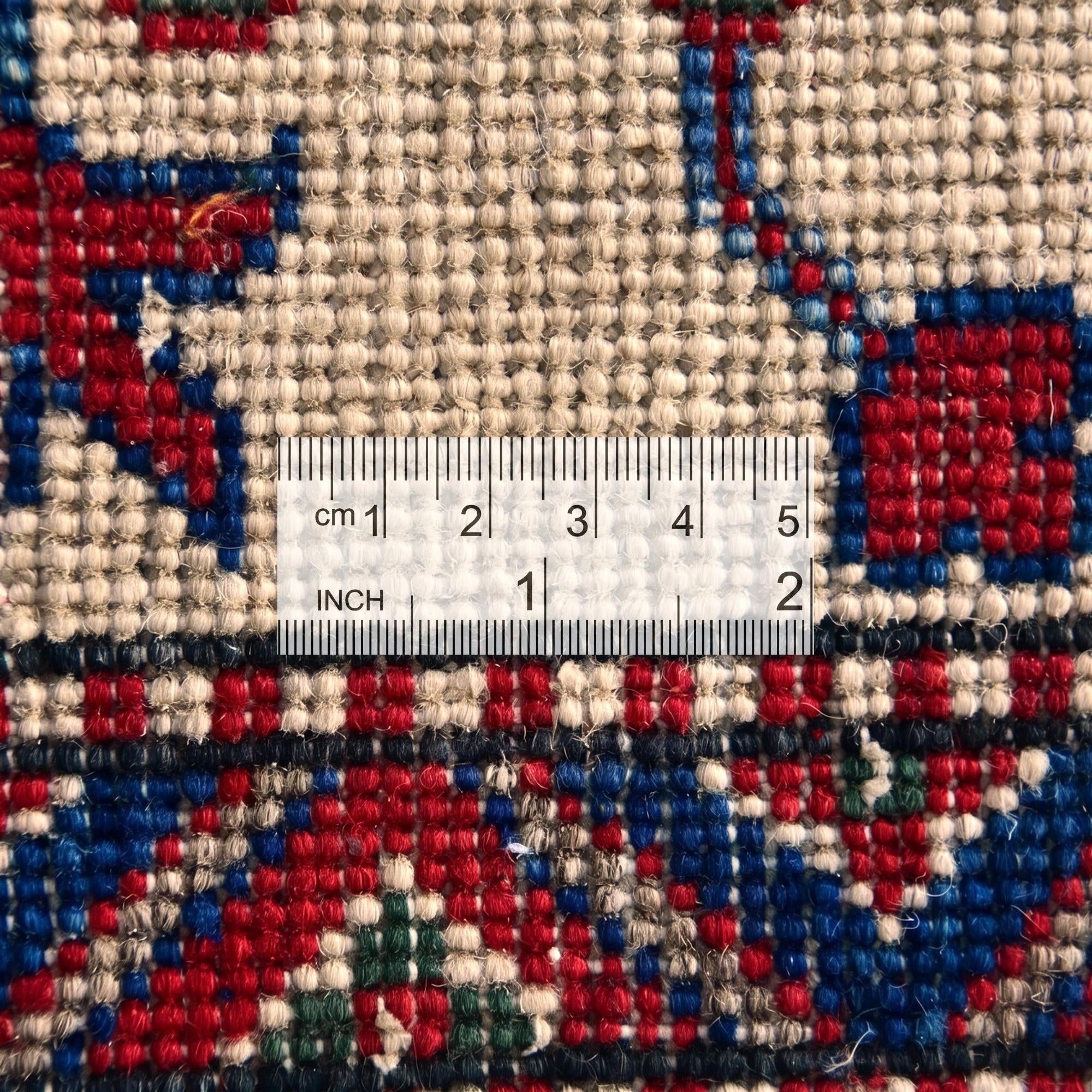 7' x 9' 8 Hand Knotted Kazak Rug