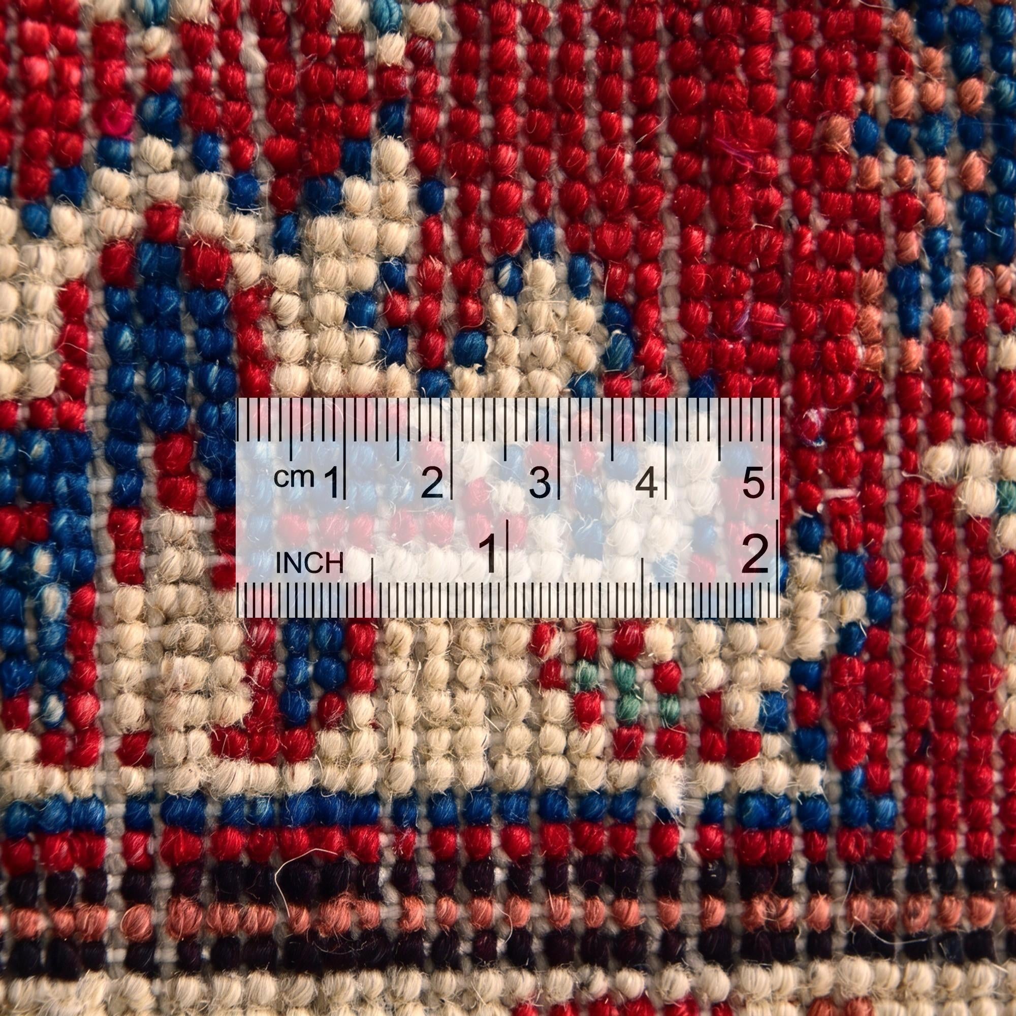 5' 7 x 7' 9 Hand Knotted Kazak Rug