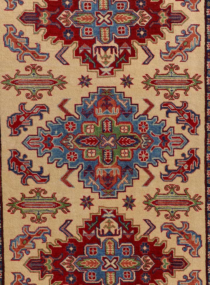5' 7 x 7' 9 Hand Knotted Kazak Rug