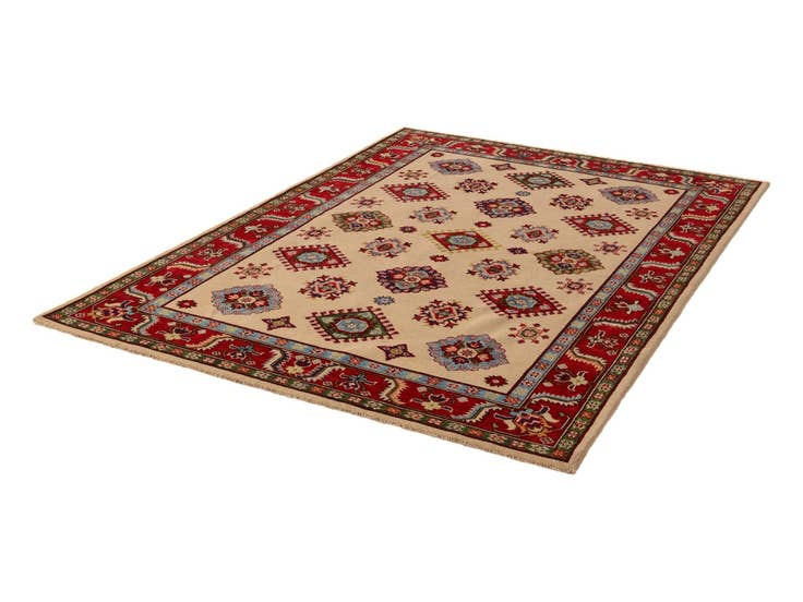 Detail image of 5' 7 x 7' 11 Hand Knotted Kazak Rug