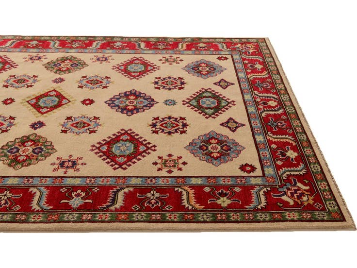 Detail image of 5' 7 x 7' 11 Hand Knotted Kazak Rug