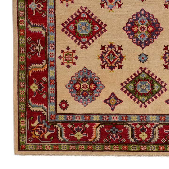 5' 7 x 7' 11 Hand Knotted Kazak Rug