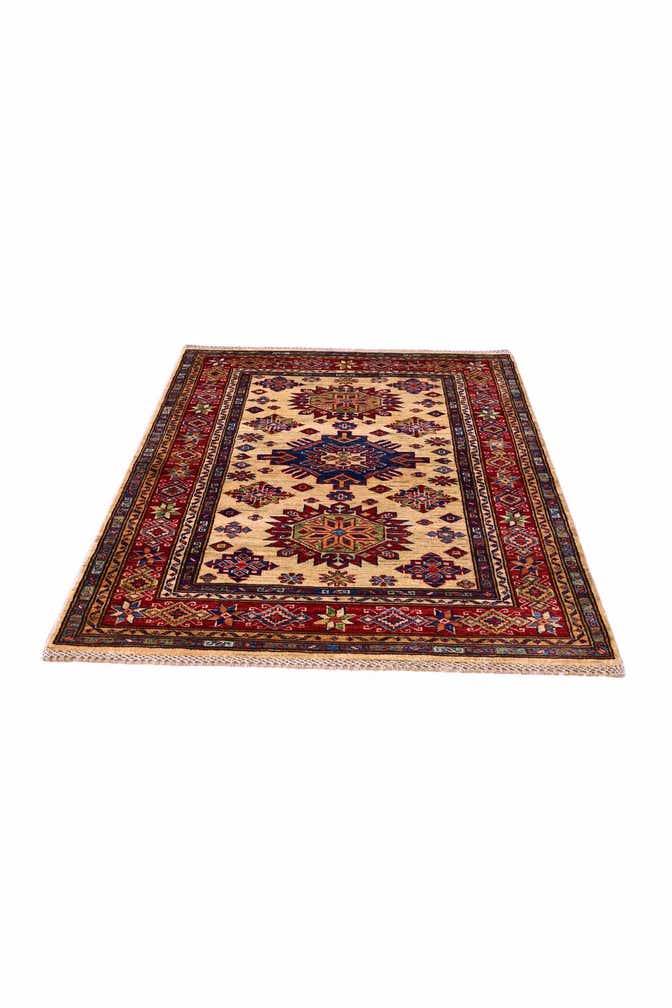 3' 5 x 5' Hand Knotted Kazak Rug
