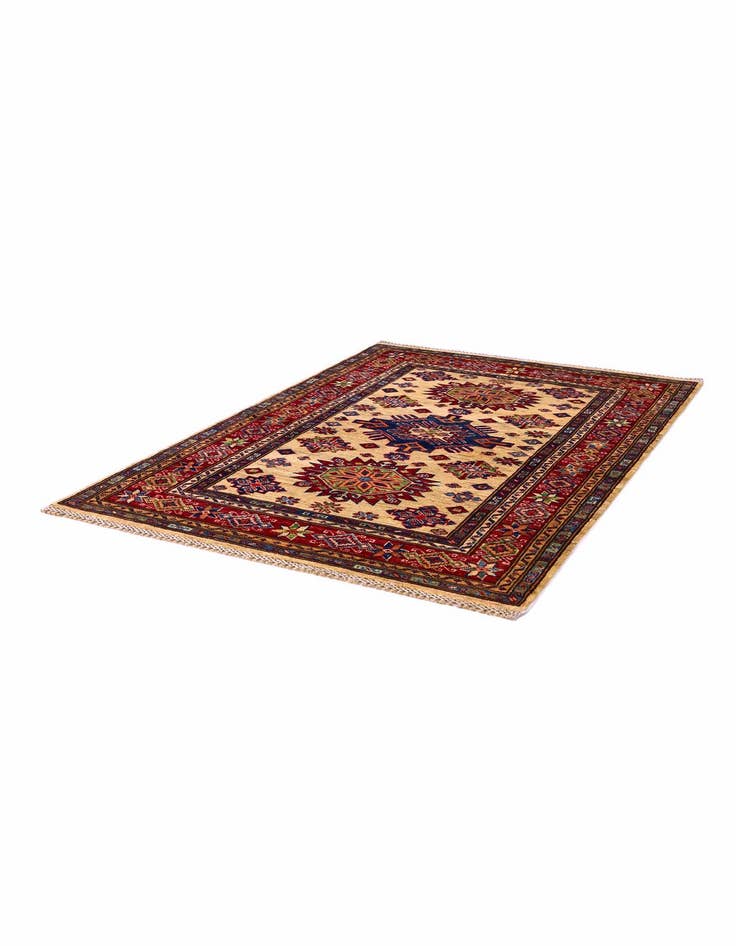 Detail image of 3' 5 x 5' Hand Knotted Kazak Rug