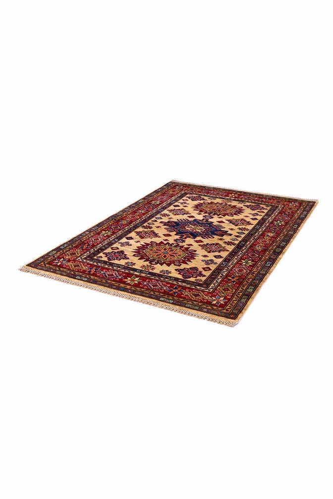 3' 5 x 5' Hand Knotted Kazak Rug