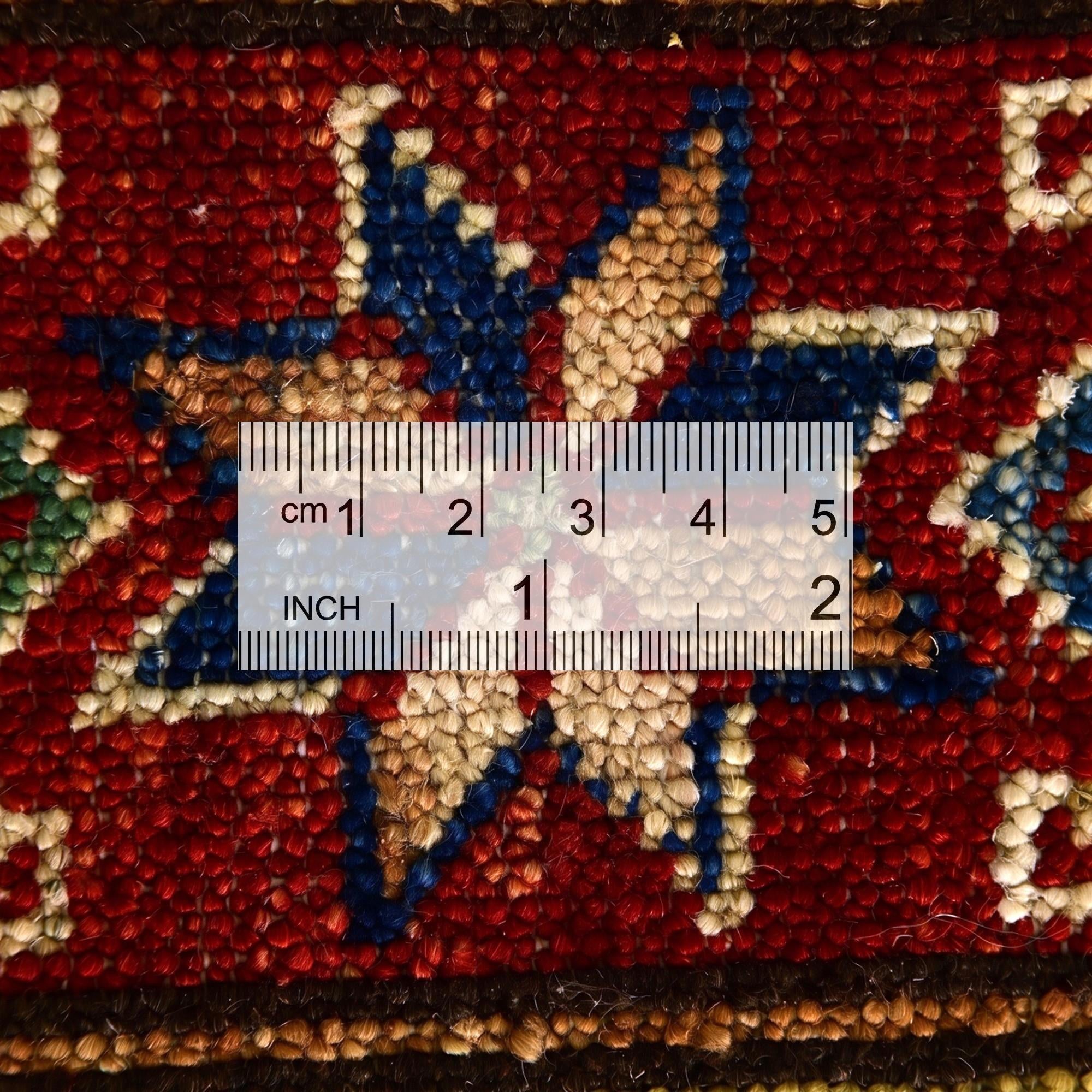 3' 5 x 5' Hand Knotted Kazak Rug