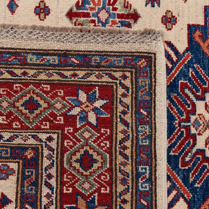 105cm x 155cm anudado a mano Kazak Alfombra