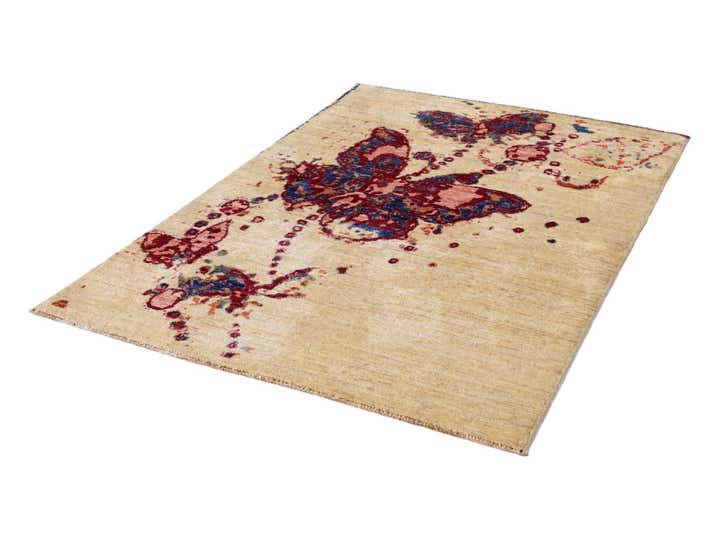 3' 3 x 4' 9 Hand Knotted Kazak Rug