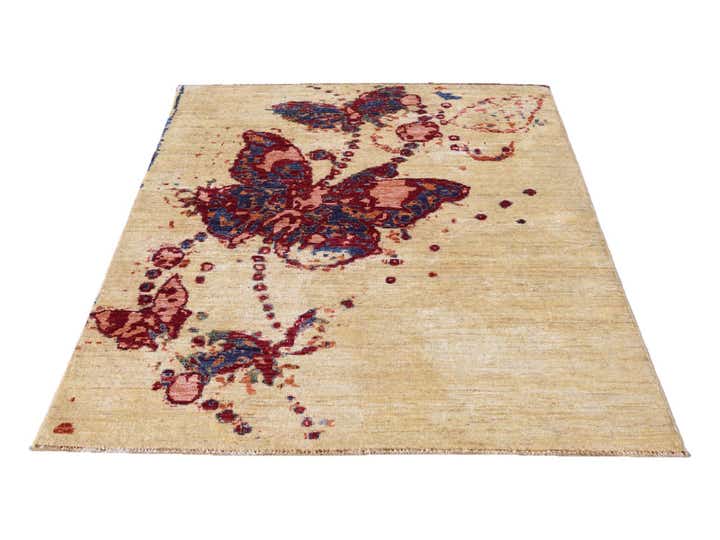 3' 3 x 4' 9 Hand Knotted Kazak Rug