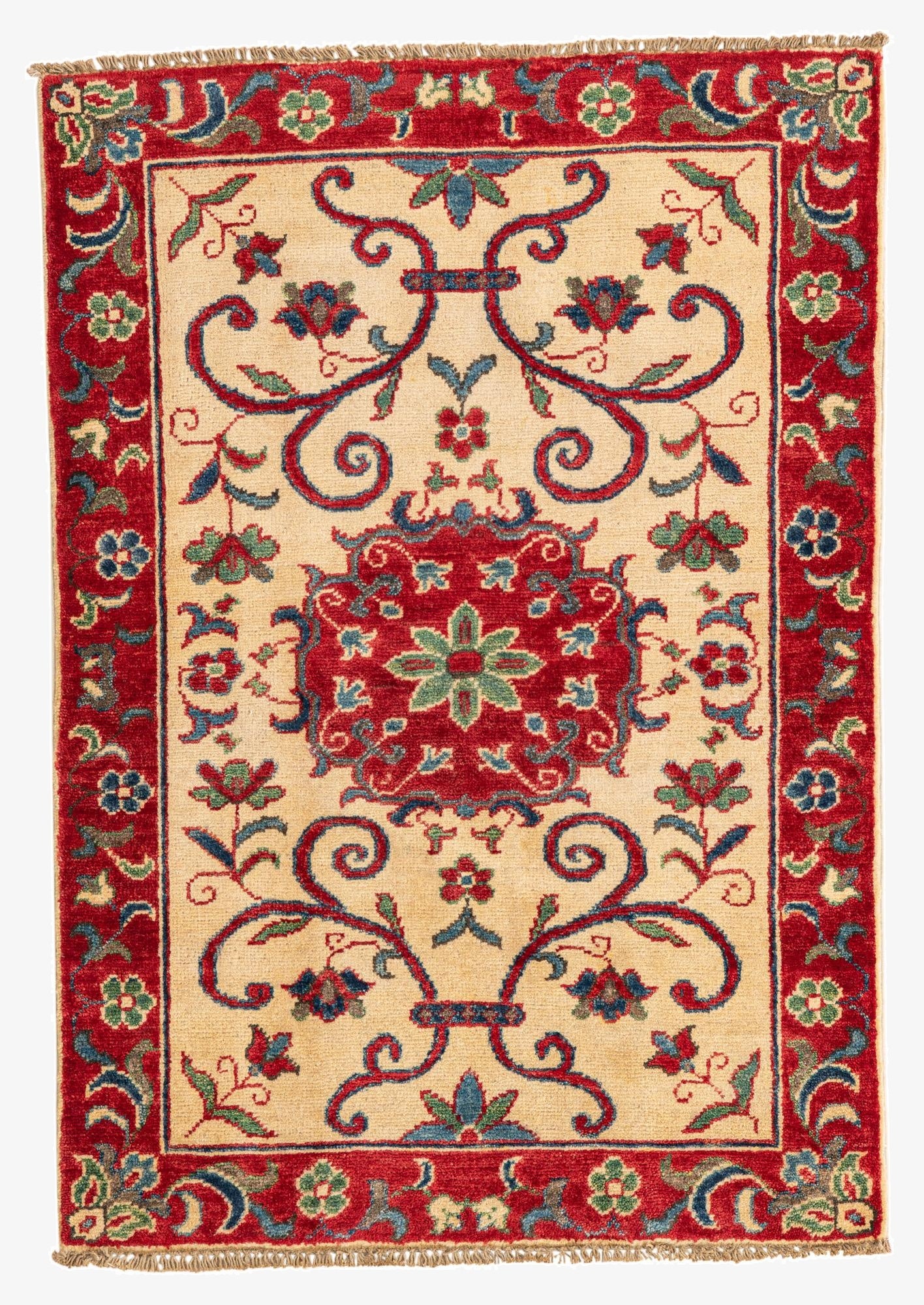 2' 8 x 3' 10  Hand Knotted Kazak Rug