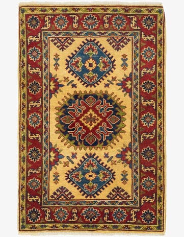 2' 7 x 4' 1 Hand Knotted Kazak Rug
