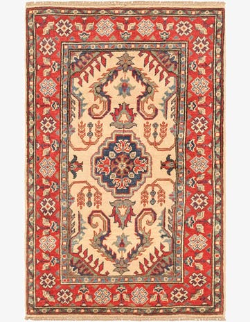 2' 7 x 4' 2 Hand Knotted Kazak Rug