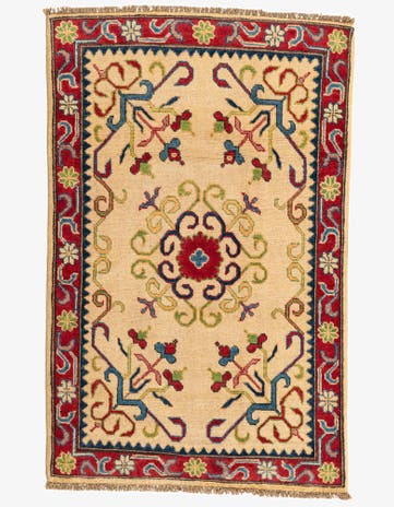 2' 8 x 4' 2 Hand Knotted Kazak Rug