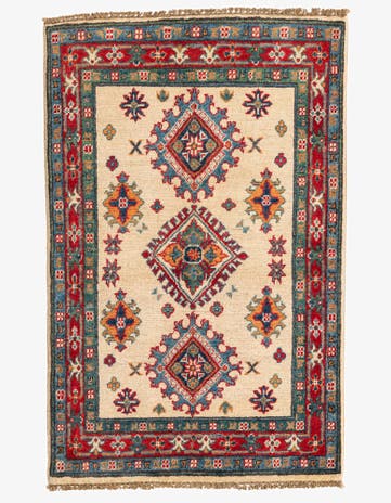2' 8 x 4' 2 Hand Knotted Kazak Rug