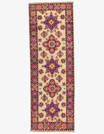 2' 1 x 6' Hand Knotted Kazak Rug
