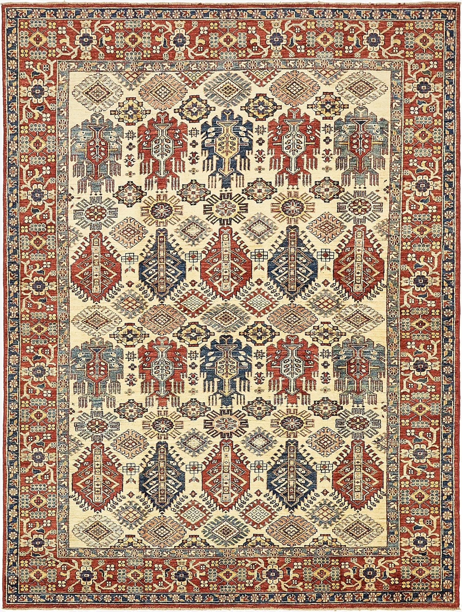 6' x 8'  Hand Knotted Kazak Oriental Rug