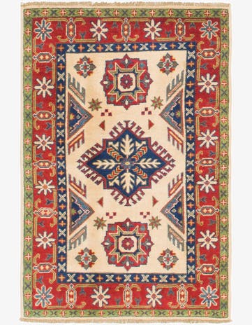 2' 8 x 4' 2 Hand Knotted Kazak Rug