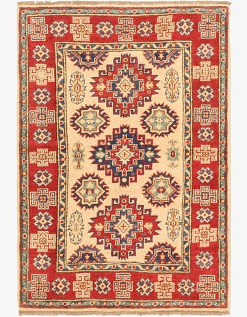 2' 8 x 3' 11 Hand Knotted Kazak Rug
