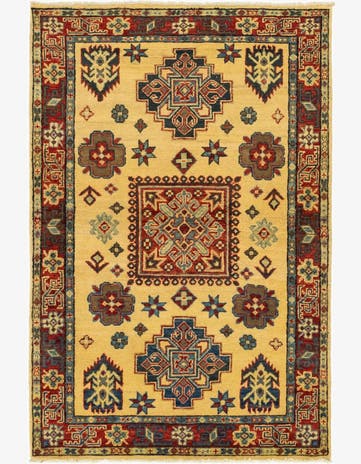 3' 1 x 4' 11 Hand Knotted Kazak Rug