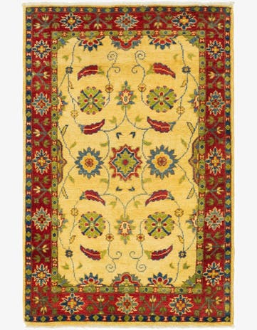 2' 7 x 4' 2 Hand Knotted Kazak Rug