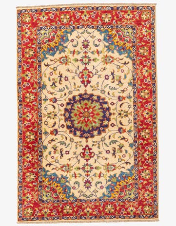 3' 2 x 5' Hand Knotted Kazak Rug
