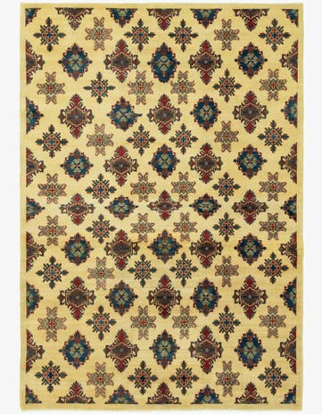 6' 8 x 9' 6 Hand Knotted Kazak Rug