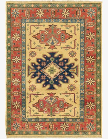 2' 10 x 4' 1 Hand Knotted Kazak Rug
