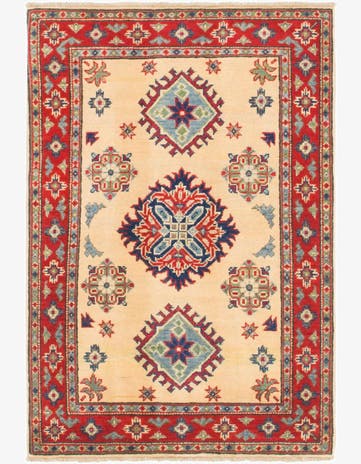 2' 9 x 4' 2 Hand Knotted Kazak Rug