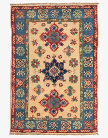 2' 9 x 4' 1 Hand Knotted Kazak Rug