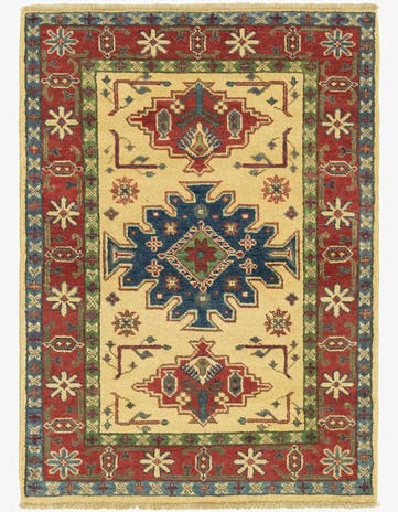 2' 8 x 3' 10 Hand Knotted Kazak Rug