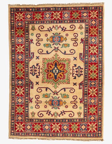 3' 5 x 4' 3 Hand Knotted Kazak Rug