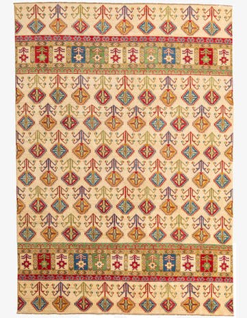 8' 5 x 12' Hand Knotted Kazak Rug