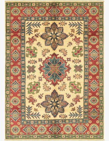 5' 1 x 7' 2 Hand Knotted Kazak Rug