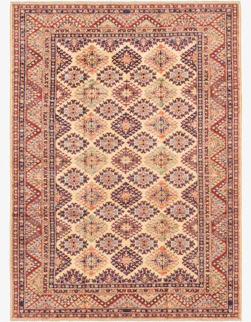 5' 8 x 7' 11 Hand Knotted Kazak Oriental Rug