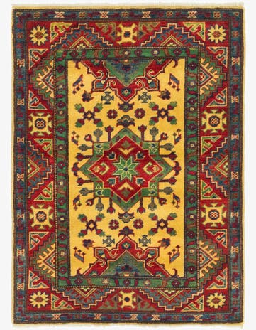 2' 10 x 3' 10 Hand Knotted Kazak Rug