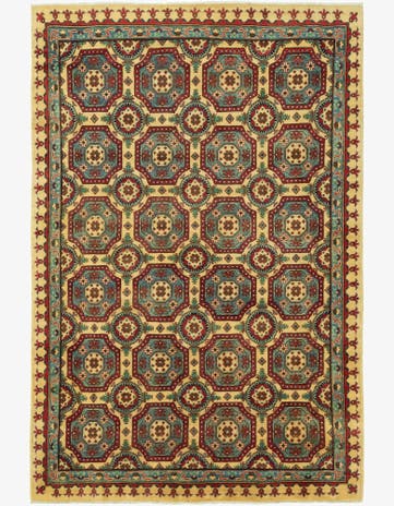 6' x 9' Hand Knotted Kazak Rug