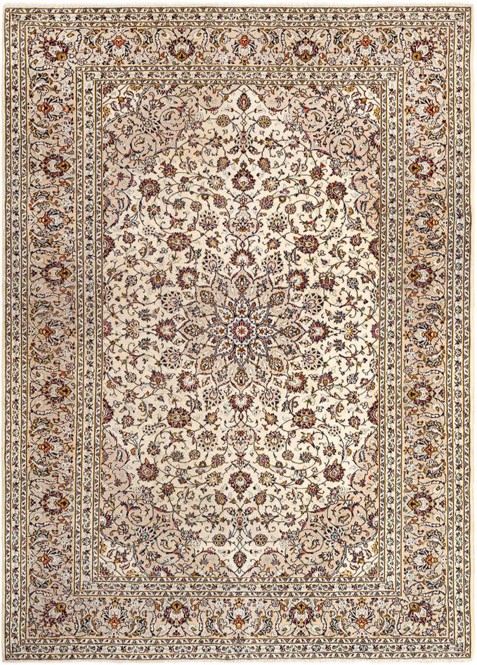 Detail image of 8' x 11' Kerman Wool Rug