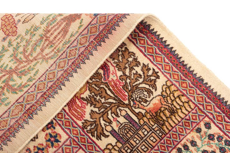 Detail image of 9' 3 x 12' 1 Kerman Wool Rug