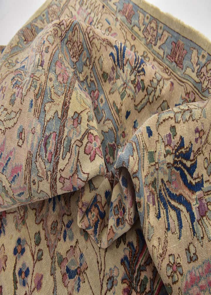 8' 3 x 11' 10 Hand Knotted Kerman Persian Wool Rug