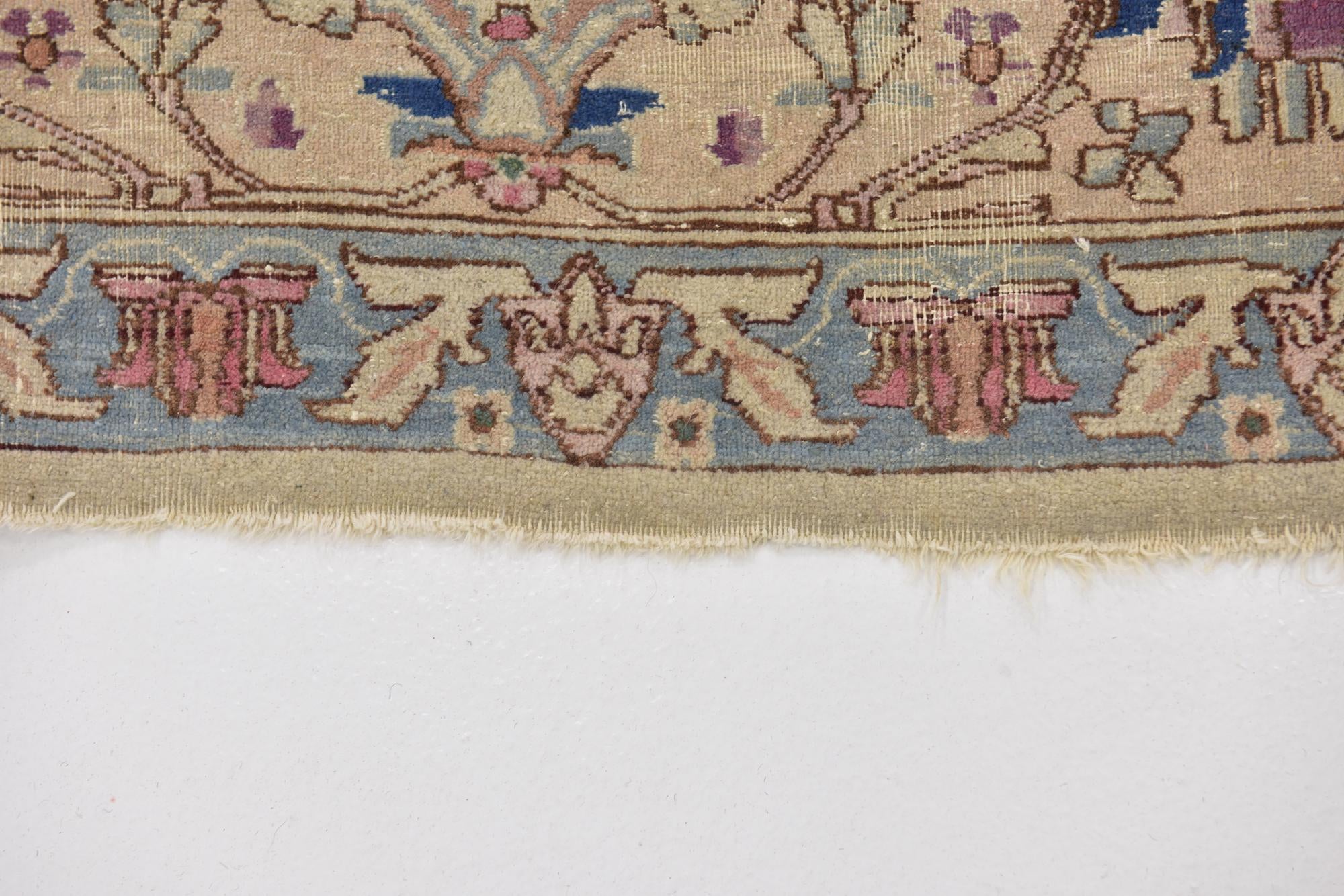 8' 3 x 11' 10 Hand Knotted Kerman Persian Wool Rug