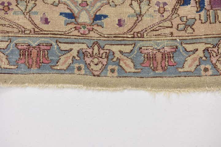 8' 3 x 11' 10 Hand Knotted Kerman Persian Wool Rug