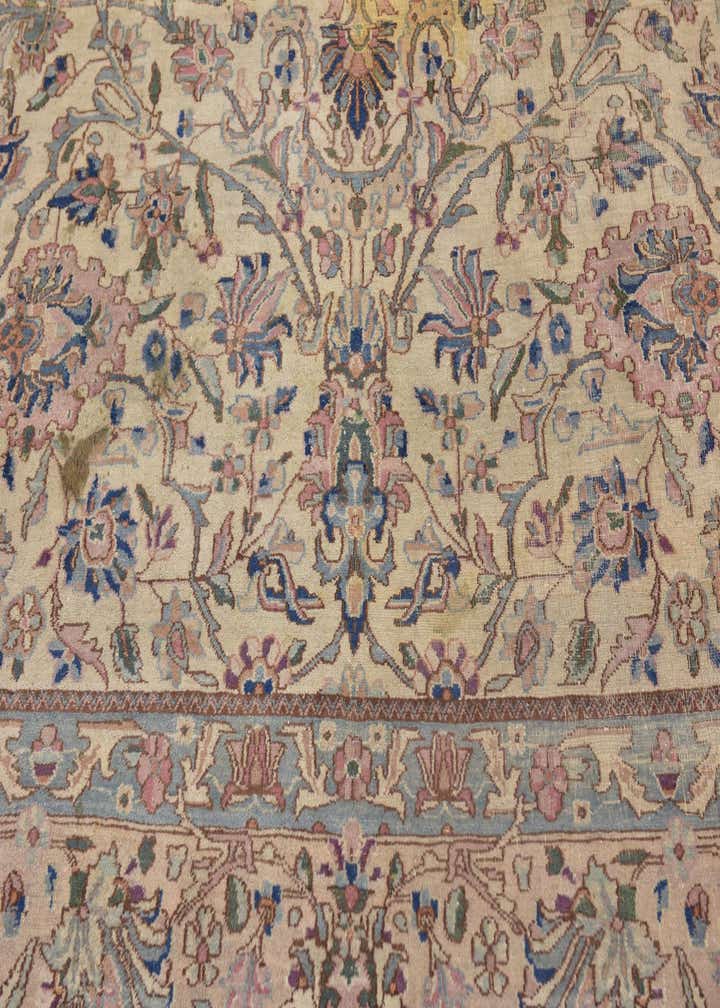 8' 3 x 11' 10 Hand Knotted Kerman Persian Wool Rug
