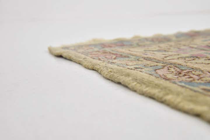 8' 3 x 11' 10 Hand Knotted Kerman Persian Wool Rug