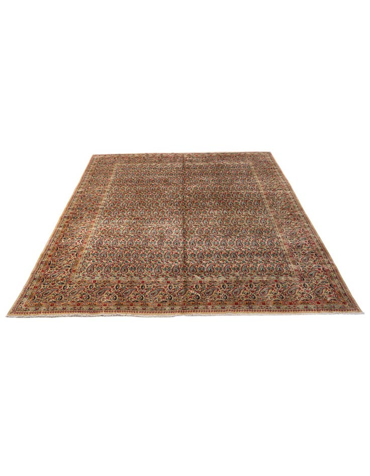 Detail image of 9' 11 x 13' 7 Hand Knotted Kerman Persian Wool Rug