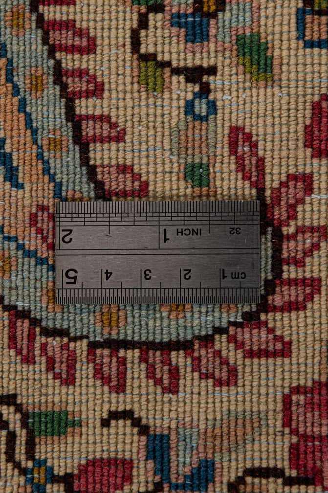 9' 11 x 13' 7 Hand Knotted Kerman Persian Wool Rug