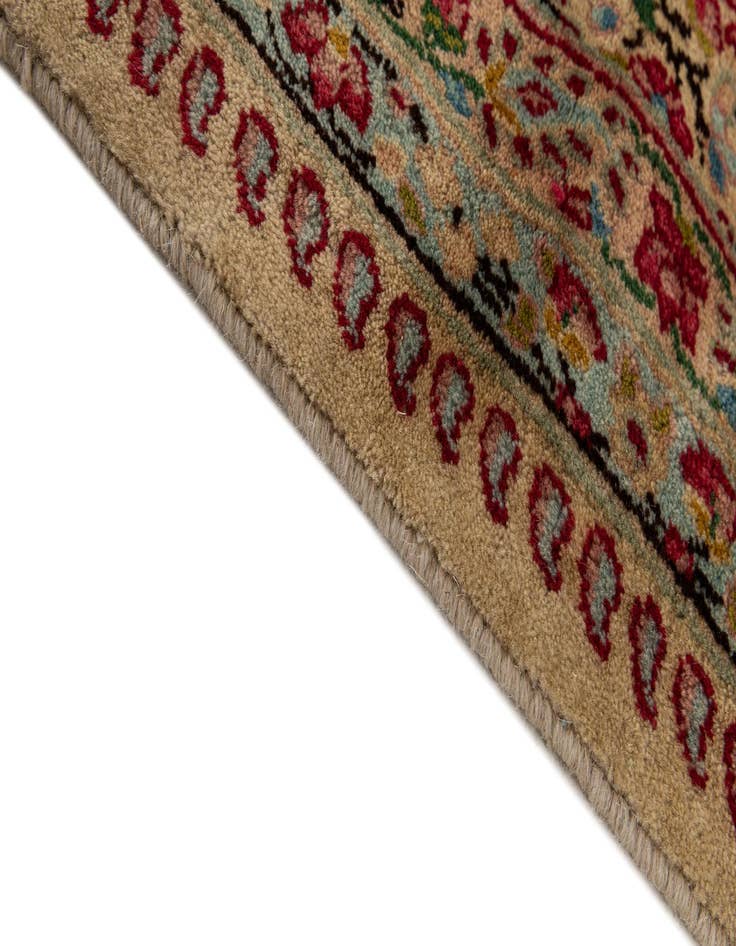 Detail image of 9' 11 x 13' 7  Hand Knotted Kerman Persian Wool Rug