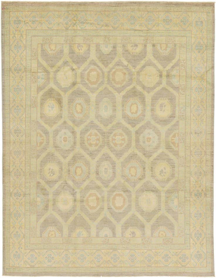 Detail image of 7' 11 x 9' 6 Khotan Ziegler Rug