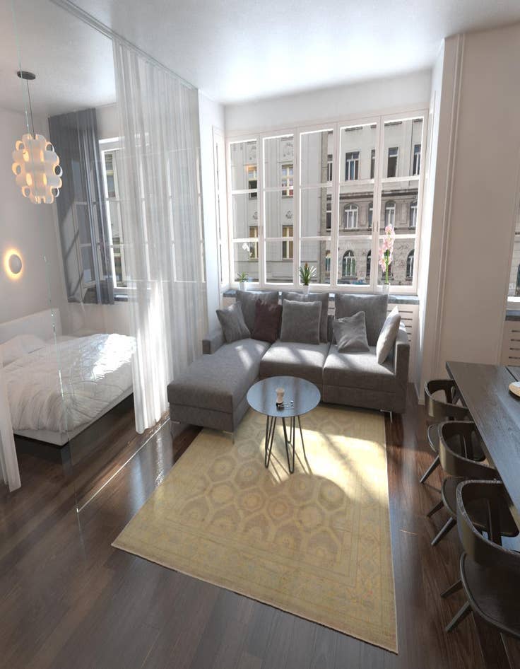 Detail image of 7' 11 x 9' 6 Khotan Ziegler Rug